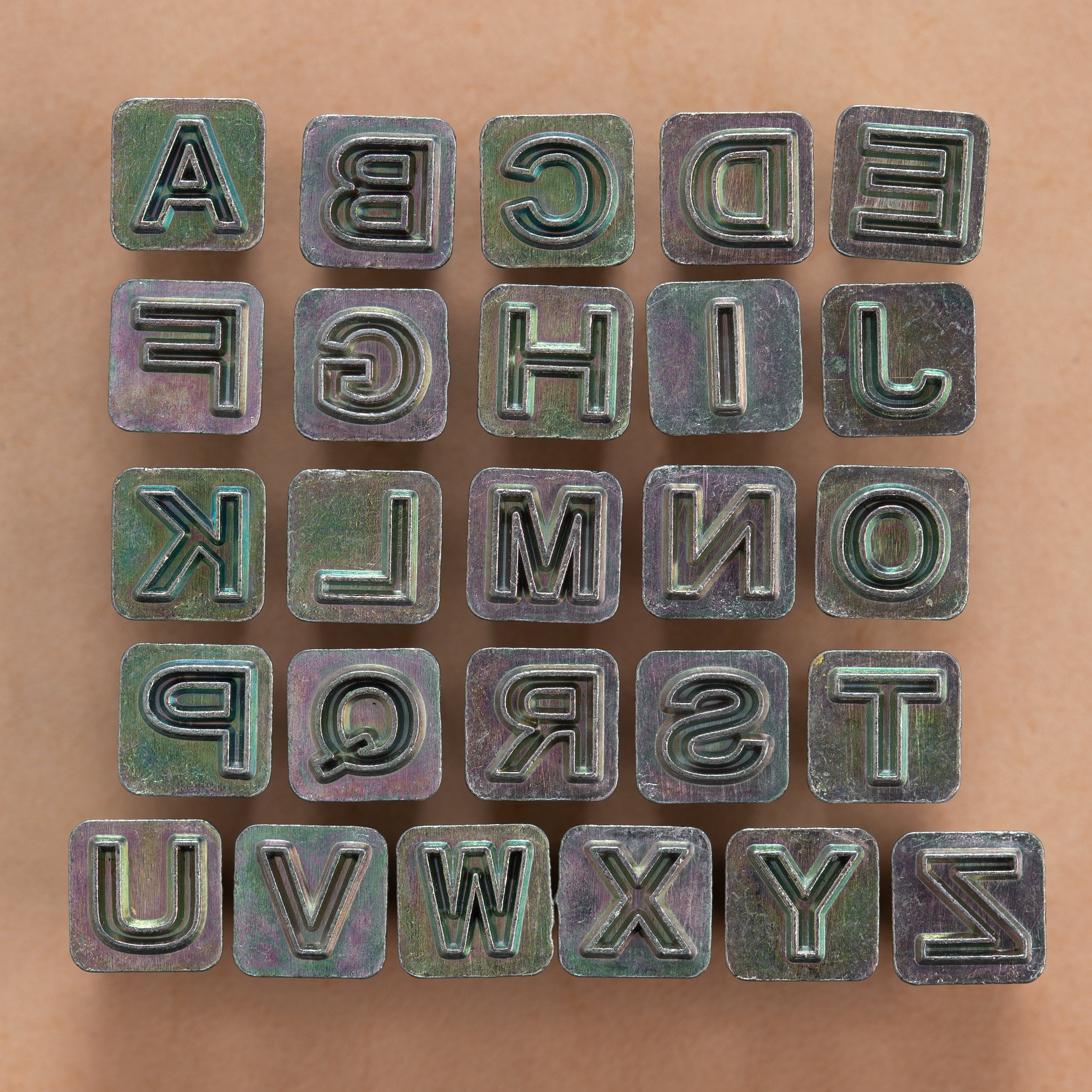 Craftool® Open Face Alphabet Stamp Set 1/4" (6 mm)